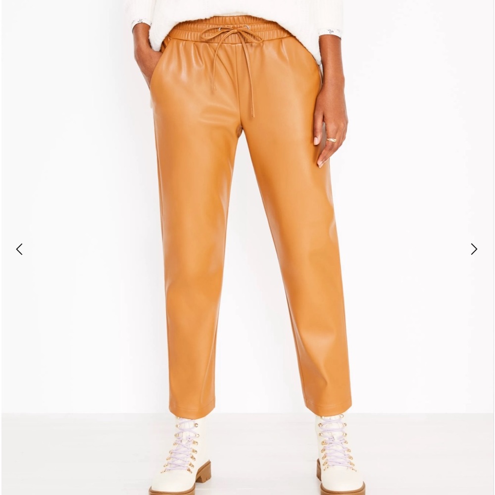 XL Loft pleather pants. New with tags. Very soft.